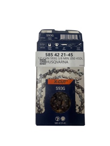 12" / 45DL X-CUT S93G Semi-Chisel Chainsaw Chain 3/8" Pitch .050" Gauge Mini